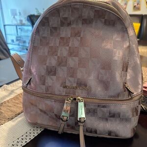 Michael Kors mini backpack purse